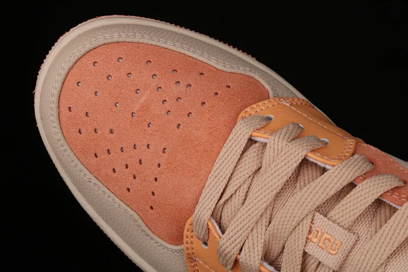 All categories Air Jordan Jordan series basketball shoes Air Jordan 1 Low Air Jordan 1 Low AJ1 Joe 1 orange and pink stitching low-top versatile casual sports sneakers DH4271-800
